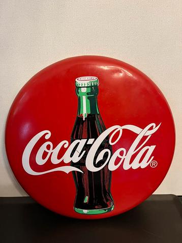 Emaille reclamebord Coca Cola