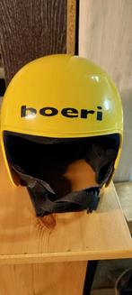 Casque jet vintage Boeri - jaune - Scooter/moto rétro Rare, Enlèvement ou Envoi, Comme neuf