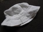 1 chapeau d'été blanc (C&A) 62 cm, Comme neuf, C&A, Fille, Chapeau