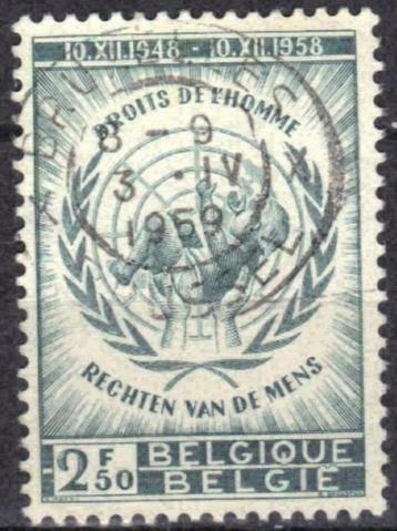 Belgie 1958 - Yvert/OBP 1089 - De Rechten van de Mens (ST)