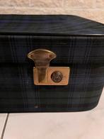 Vintage reiskoffer, groen/zwart groot formaat, van het merk, Zacht kunststof, Gebruikt, Ophalen of Verzenden, 45 tot 55 cm