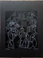 zwart wit, naar Picasso of Zadkine, Ophalen