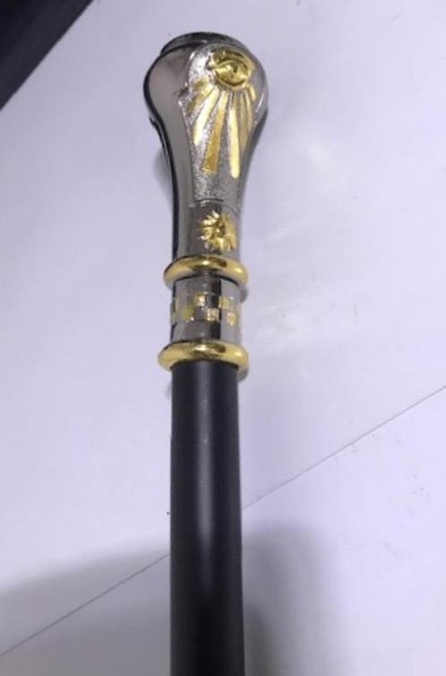 Wandelstok Vrijmetselaars Luxe Zilver en Goud✨😍😎🎁🤗💑, Diversen, Wandelstokken, Nieuw, Verstelbaar, Opvouwbaar, Ophalen of Verzenden
