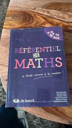 Référentiel de Maths -de 12 à 16 ans, Envoi, Utilisé, Secondaire, De boeck