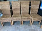 8 Rieten stoelen eetkamer, Maison & Meubles, Chaises, Bois, Brun, Enlèvement, Cinq, Six Chaises ou plus