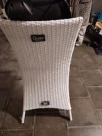 Rotan kinder eetstoel wit Merk Quax, Enlèvement, Utilisé, Chaise évolutive, Plateau amovible