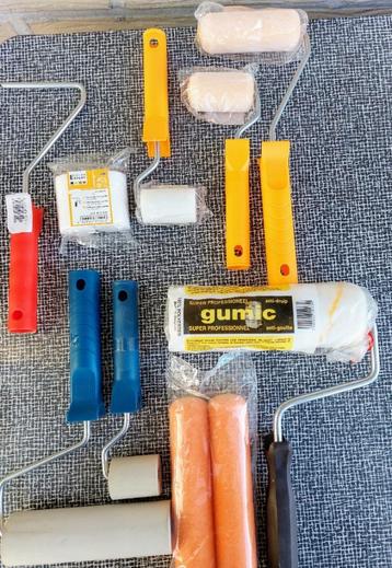 Verfrollen, behang  aandrukrollen beschikbaar voor biedingen