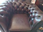 Donkerbruine Chesterfield 1-zit, Ophalen