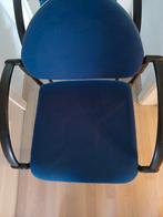 2 blauwe bureaustoelen (prijs is voor alle 2), Huis en Inrichting, Stoelen, Blauw, Twee, Zo goed als nieuw, Ophalen