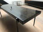 Notenhout salontafel hoogglans epoxy, Comme neuf, 100 à 150 cm, Rectangulaire, 50 à 100 cm