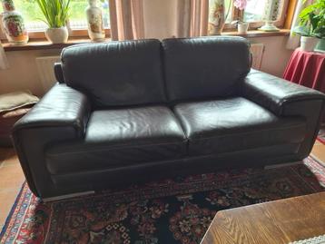 Fauteuil 3 places Vintage Natuzzi en cuir marron foncé, Enlèvement, Utilisé