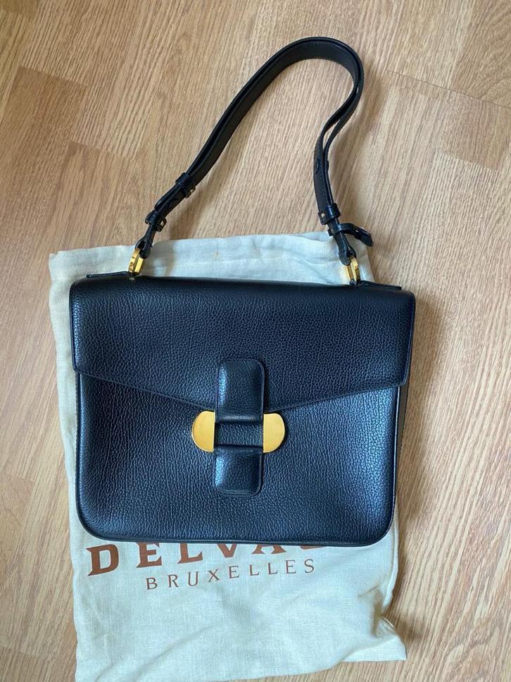 Sac à main vintage Delvaux modèle Citoyen, Bijoux, Sacs & Beauté, Sacs | Sacs Femme, Comme neuf, Sac à main, Noir, Enlèvement ou Envoi