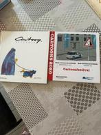 Pakket Davidsfonds Kartoenboek, Knokke Heist 12 stuks, Ophalen of Verzenden, Zo goed als nieuw, Cartoons