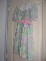 Robe de cérémonie, de communion....dans des tons fleuris et,, Enfants & Bébés, Enlèvement ou Envoi, Comme neuf, Fille, Robe ou Jupe