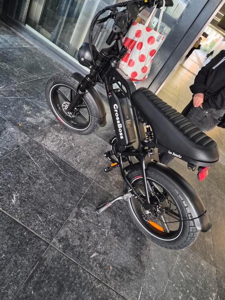 2Maand Oude CrossBoss Fatbike Met extra Opties, Fietsen en Brommers, Fietsen | Vouwfietsen, Zo goed als nieuw, Versnellingen, Ophalen