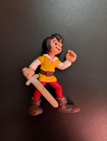 Figurine vintage de Johan et Pirlouit, Enlèvement ou Envoi, Schtroumpfs, Comme neuf