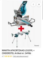 MAKITA AFKORTZAAG LS1219L + ONDERSTEL, Doe-het-zelf en Bouw, Gereedschap | Zaagmachines, Ophalen, Zo goed als nieuw, Afkortzaag