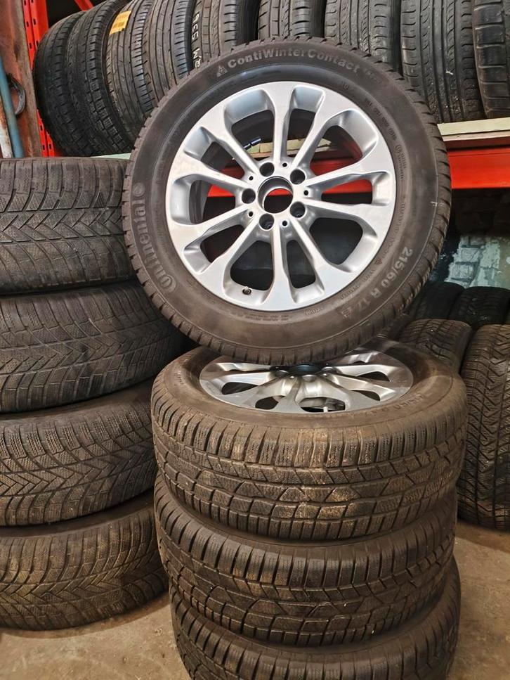 Mercedes GLA , Glc  jante alu avec pneus hiver, Auto-onderdelen, Banden en Velgen, Band(en), Winterbanden, Ophalen