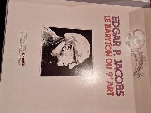 Rarissime porte folio d’Edgar P. JACOBS, Baryton du 9èm art, Livres, BD, Comme neuf, Enlèvement ou Envoi