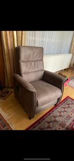 Relaxzetel grijs, Huis en Inrichting, Fauteuils, Ophalen, Zo goed als nieuw