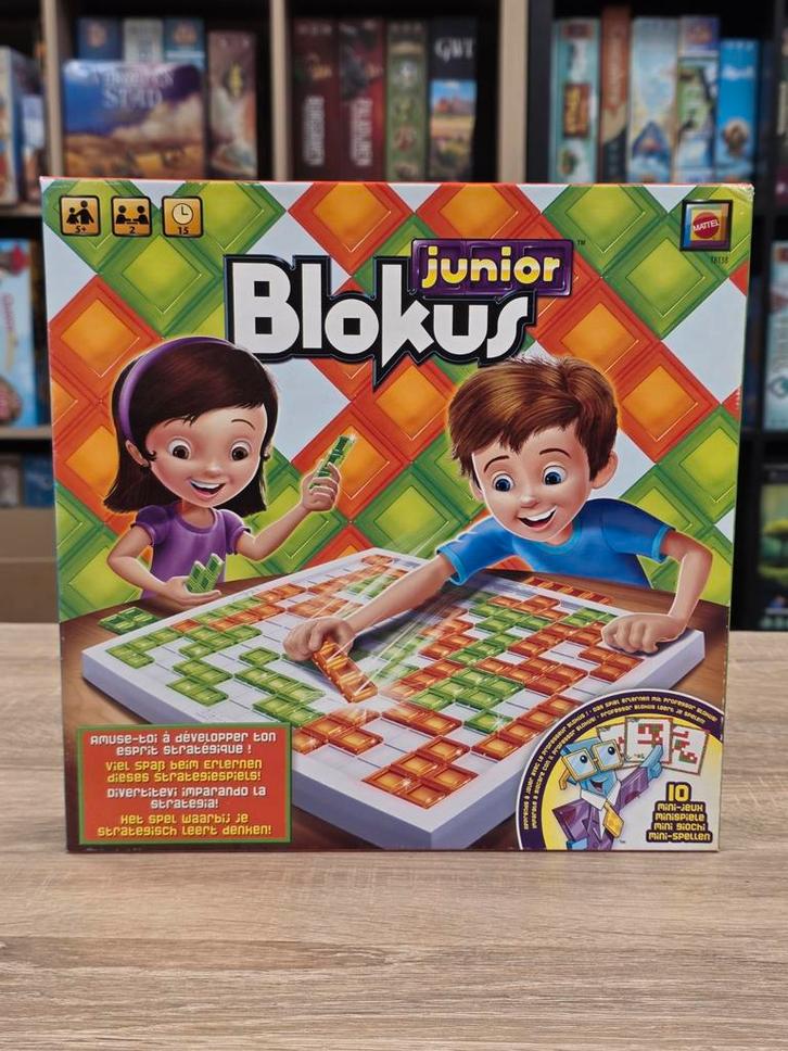 Blokus Junior - Bordspel, Hobby en Vrije tijd, Gezelschapsspellen | Bordspellen, Nieuw, Een of twee spelers, Ophalen of Verzenden