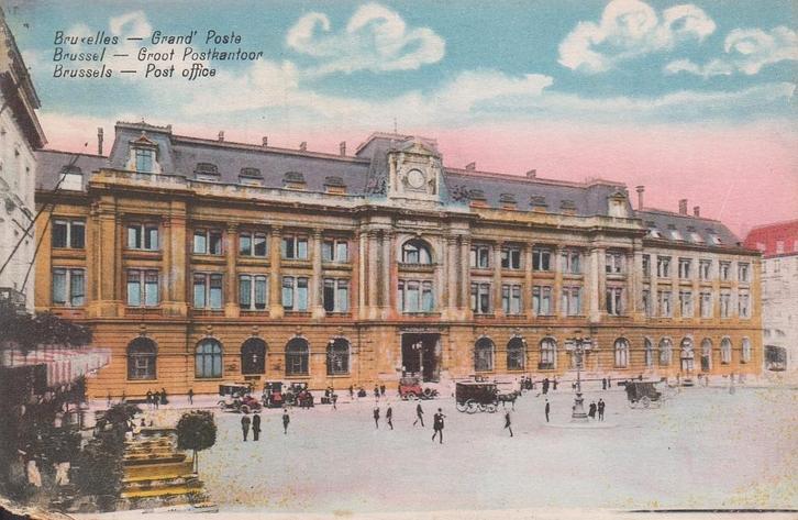 1900 - BELGIQUE - Bruxelles : Grand bureau de poste, Collections, Cartes postales | Belgique, Non affranchie, Bruxelles (Capitale)