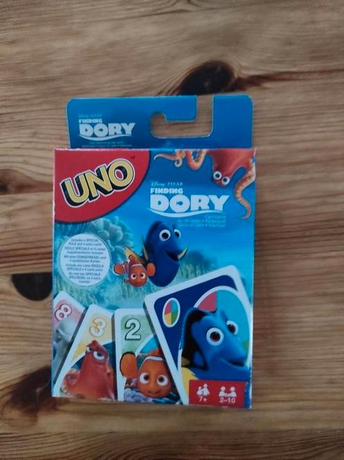 Uno Finding Dory versie Disney Pixar, Hobby en Vrije tijd, Gezelschapsspellen | Kaartspellen, Nieuw, Een of twee spelers, Drie of vier spelers