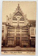Oude postkaart 1930 Ieper Maison Biebuyk, Verzenden, 1920 tot 1940, Ongelopen, West-Vlaanderen