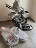 Joolz Geo 2 Quadro Grigio kinderwagen. Voor 2 kindjes!, Kinderen en Baby's, Kinderwagens en Combinaties, Verstelbare duwstang