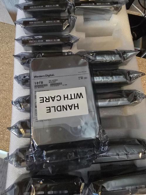 WD HDD Ultrastar DC HC550 18TB, Computers en Software, Harde schijven, Nieuw, Desktop, Intern, HDD, SATA, Ophalen of Verzenden