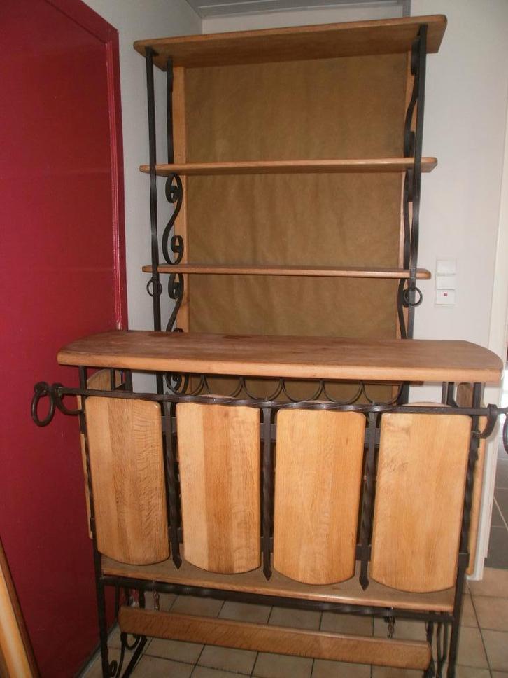 Zware eiken bar met toog, Huis en Inrichting, Barren, Gebruikt, Ophalen