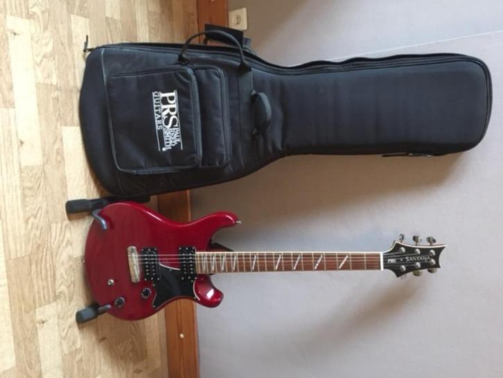 PRS Santana SE met soft bag en staander 430 euro, Muziek en Instrumenten, Snaarinstrumenten | Gitaren | Elektrisch, Zo goed als nieuw