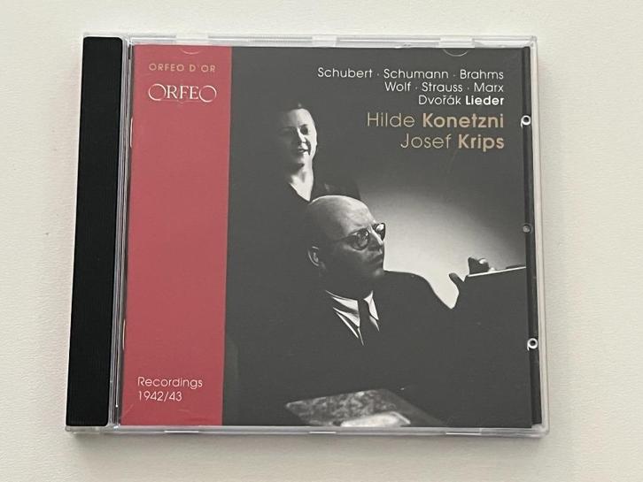Hilde Konetzni / Josef Krips - Recordings 1942/1943, Cd's en Dvd's, Cd's | Klassiek, Gebruikt, Ophalen of Verzenden