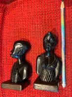 Oud houten Afrikaans beeld koppel, Antiek en Kunst, Kunst | Beelden en Houtsnijwerken, Ophalen of Verzenden