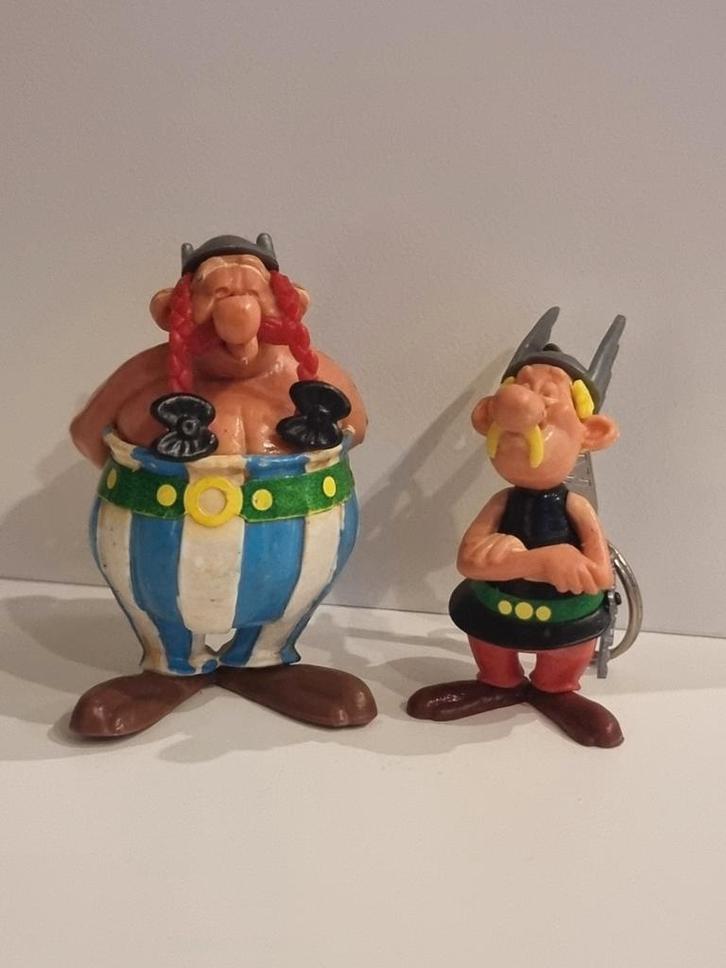 Astérix & Obélix @ 2 porte-clés (c) Dargaud 1969, Verzamelen, Stripfiguren, Gebruikt, Kuifje, Ophalen of Verzenden