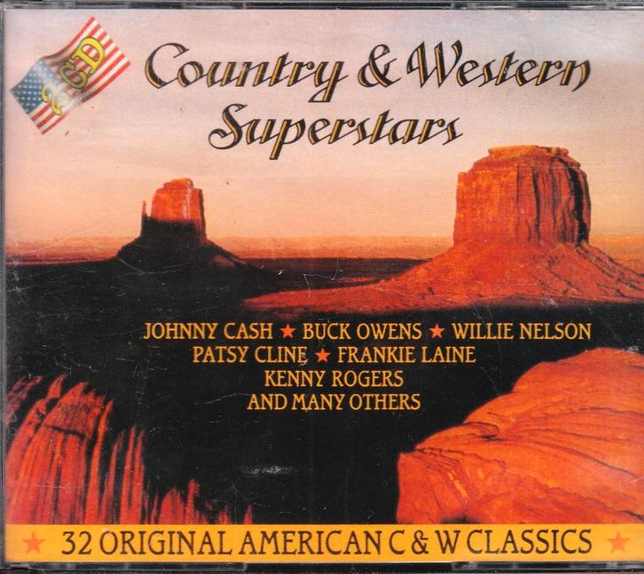 Country & Western Superstars: Cash, Willie Nelson, Laine..., Cd's en Dvd's, Cd's | Country en Western, Verzenden