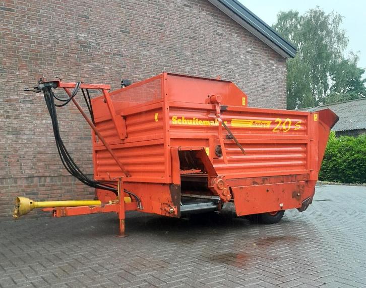 Voerkar , Compoststrooier, Dieren en Toebehoren, Overige Dieren-accessoires, Gebruikt, Ophalen of Verzenden