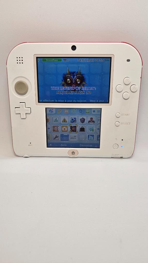 Nintendo 2DS Blanche/Rouge – Jeux Intégrés – Pokémon, Zel, Games en Spelcomputers, Games | Nintendo Super NES, Refurbished, Overige genres
