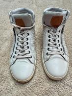 Sneaker haute - avec fermeture  - cuir - Strelli Jeans - 41, Vêtements | Hommes, Enlèvement ou Envoi, Porté, Blanc, Baskets