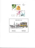 België Blok 58 biljart en blok 59 Belgica 82 **, Postzegels en Munten, Frankeerzegel, Ophalen of Verzenden, Postfris, Postfris