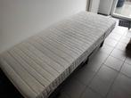 modern bed met lattenbodem, Huis en Inrichting, Overige materialen, Grijs, 90 cm, Modern