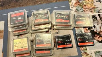 Sandisk Compactflash Extreme Pro, Extreme 3&4, Ultra beschikbaar voor biedingen