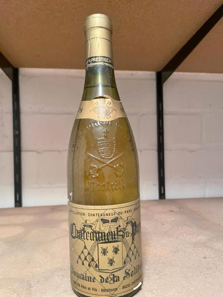 Châteauneuf‑du‑Pape – Domaine de la Solitude (1978), Verzamelen, Wijnen, Zo goed als nieuw, Witte wijn, Frankrijk, Vol, Ophalen of Verzenden