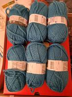 6 pelotes Cheval blanc Duo bleu, Hobby & Loisirs créatifs, Tricot & Crochet, Enlèvement ou Envoi, Neuf, Tricot ou Crochet, Laine ou Fils