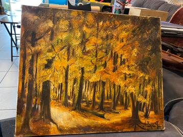 Henri ou Henry Rowet ( La foret en automne )  beschikbaar voor biedingen