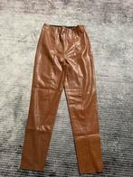 Bruine leren broek van Zara, Kleding | Dames, Broeken en Pantalons, Bruin, Zara, Nieuw, Lang