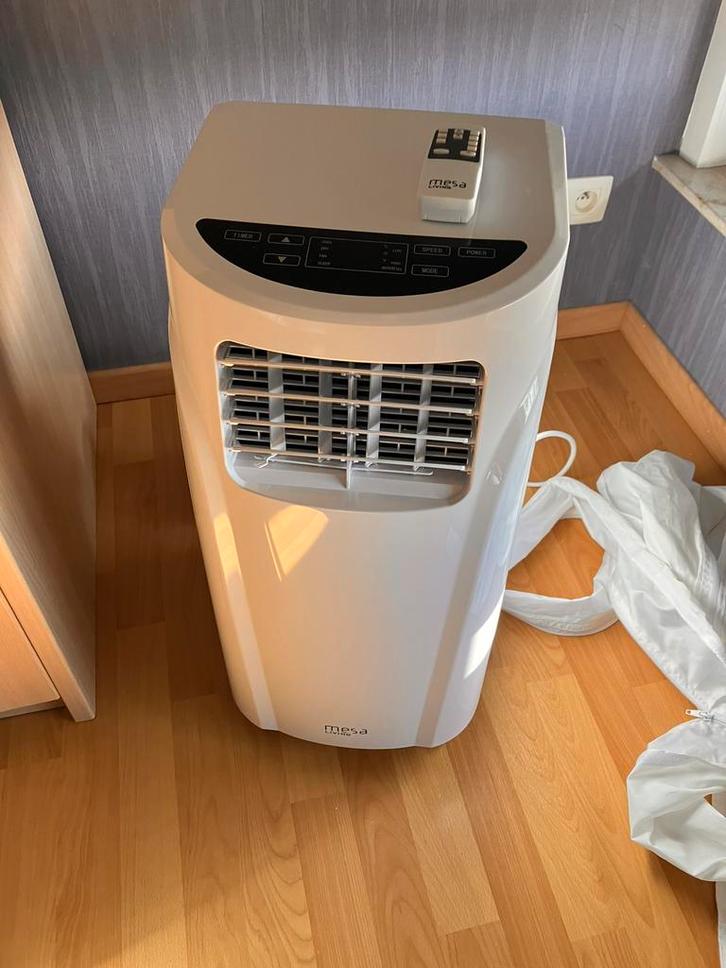 2 airco mesa living, Electroménager, Climatiseurs, Comme neuf, Climatiseur mobile, Moins de 60 m³, 3 vitesses ou plus, Refroidissement et Déshumidification