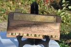 porte pipe en bois texte sur cuivre, Antiquités & Art, Enlèvement ou Envoi