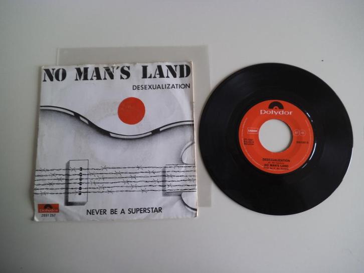 7" No man's land Never be a superstar, CD & DVD, Vinyles Singles, Utilisé, Single, 7 pouces, Enlèvement ou Envoi
