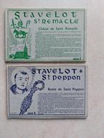 2 postkaartenmapjes Stavelot, Collections, Enlèvement ou Envoi